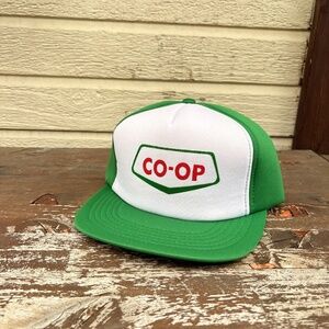 Vintage CO-OP corn farming trucker hat snapback